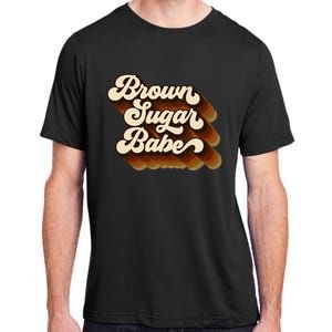 Brown Sugar Babe Afro Queen Black Pride Melanin Adult ChromaSoft Performance T-Shirt