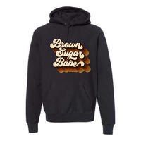 Brown Sugar Babe Afro Queen Black Pride Melanin Premium Hoodie