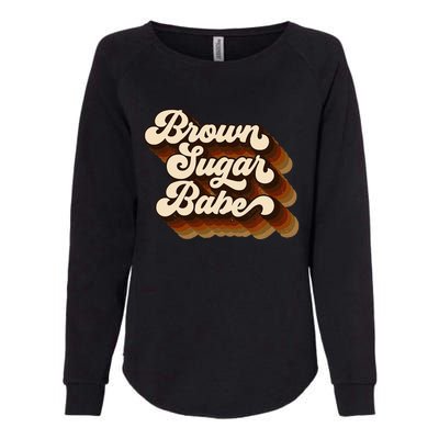 Brown Sugar Babe Afro Queen Black Pride Melanin Womens California Wash Sweatshirt