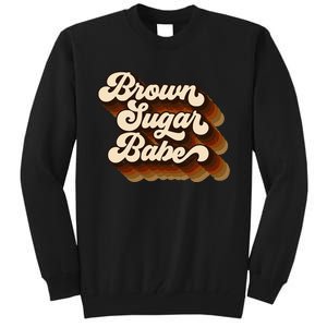 Brown Sugar Babe Afro Queen Black Pride Melanin Tall Sweatshirt