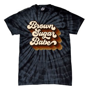 Brown Sugar Babe Afro Queen Black Pride Melanin Tie-Dye T-Shirt