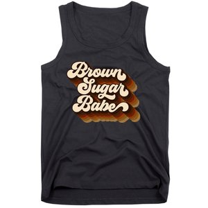 Brown Sugar Babe Afro Queen Black Pride Melanin Tank Top