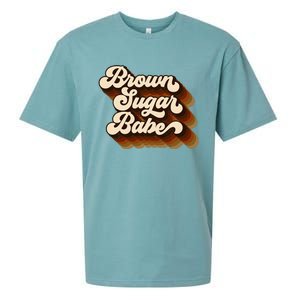 Brown Sugar Babe Afro Queen Black Pride Melanin Sueded Cloud Jersey T-Shirt