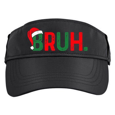 Bruh Saying Bro Ns Christmas Pajamas Xmas Adult Drive Performance Visor