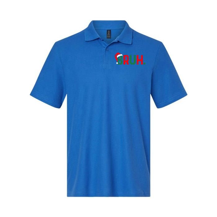 Bruh Saying Bro Ns Christmas Pajamas Xmas Softstyle Adult Sport Polo