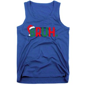 Bruh Saying Bro Ns Christmas Pajamas Xmas Tank Top