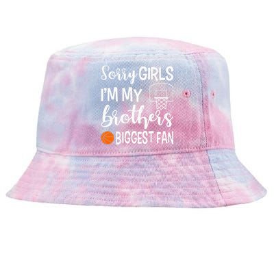 Basketball Sister Biggest Fan Little Sister Gift Tie-Dyed Bucket Hat