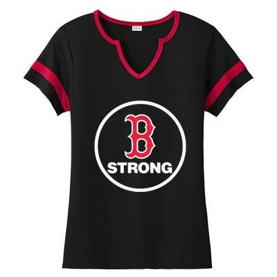 Boston Strong Ladies Halftime Notch Neck Tee