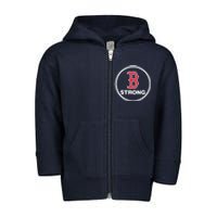 Boston Strong Toddler Zip Fleece Hoodie