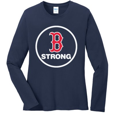 Boston Strong Ladies Long Sleeve Shirt