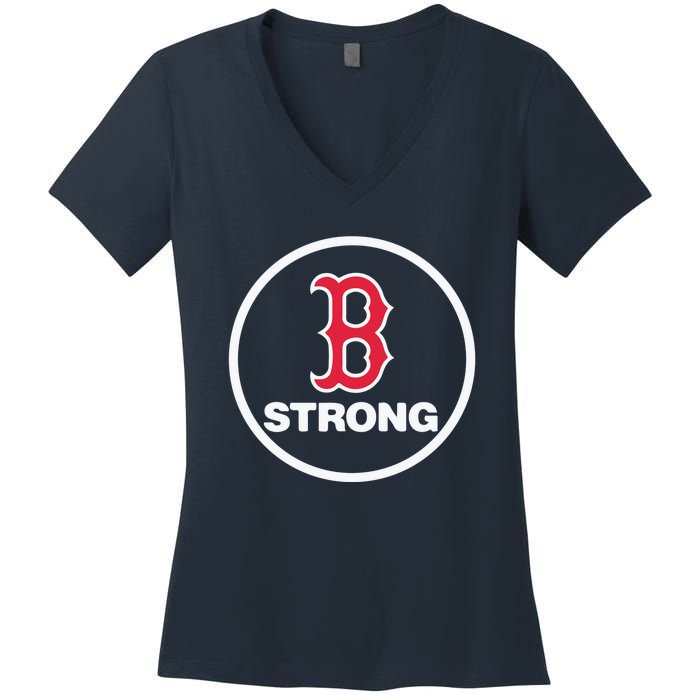 Boston Strong Women's V-Neck T-Shirt