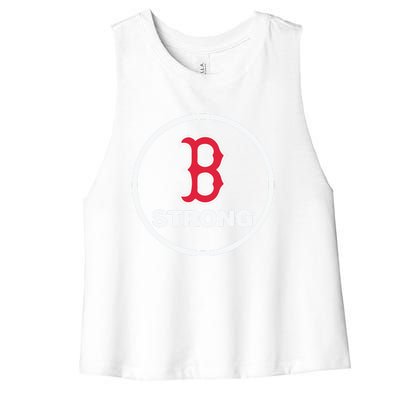 Boston Strong Women's Racerback Cropped Tank