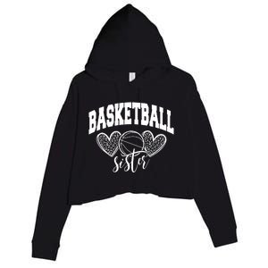 Basketball Sister Crop Fleece Hoodie