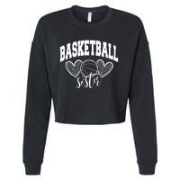 Basketball Sister Cropped Pullover Crew