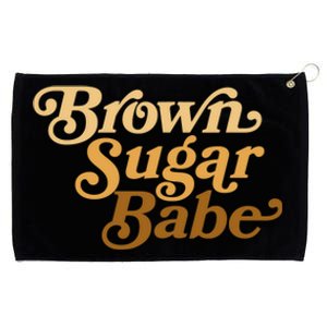 Brown Sugar Babe Afro Queen Black Pride Melanin Gift Grommeted Golf Towel