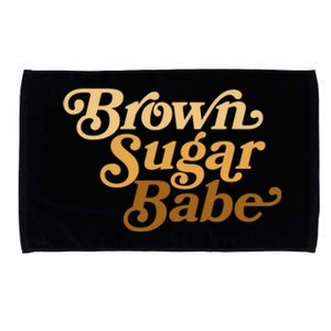 Brown Sugar Babe Afro Queen Black Pride Melanin Gift Microfiber Hand Towel