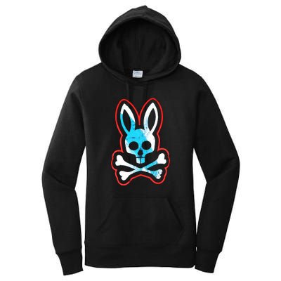 Bunny Skull Women's Pullover Hoodie