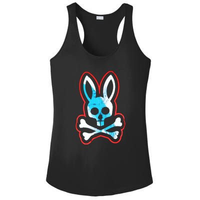 Bunny Skull Ladies PosiCharge Competitor Racerback Tank