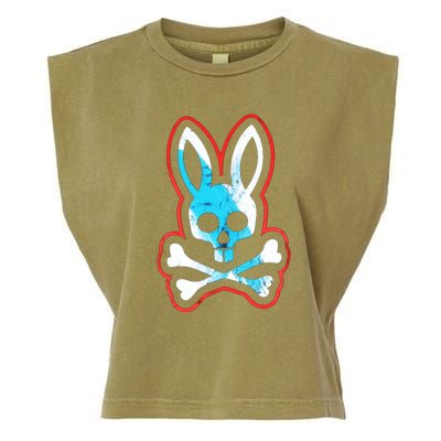 Bunny Skull Garment-Dyed Women's Muscle Tee