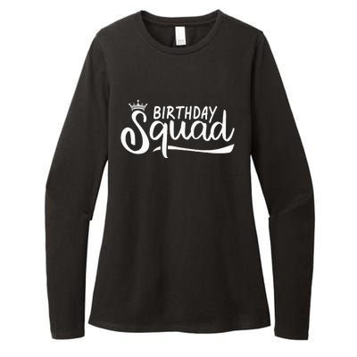 Birthday Squad Womens CVC Long Sleeve Shirt