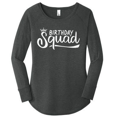 Birthday Squad Women's Perfect Tri Tunic Long Sleeve Shirt