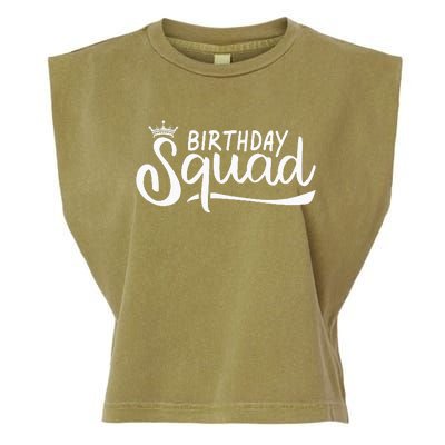 Birthday Squad Garment-Dyed Women's Muscle Tee