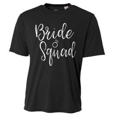 Bride Squad Bachelorette Party Bridesmaid Bridal Shower Cooling Performance Crew T-Shirt