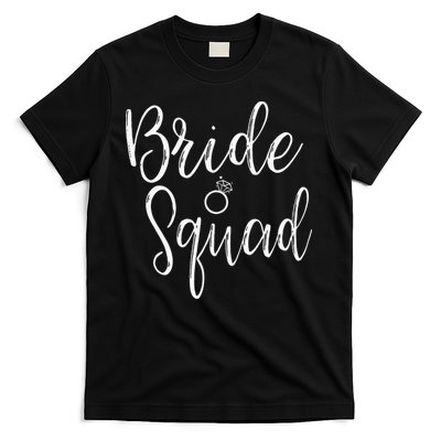 Bride Squad Bachelorette Party Bridesmaid Bridal Shower T-Shirt
