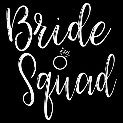 Bride Squad Bachelorette Party Bridesmaid Bridal Shower T-Shirt