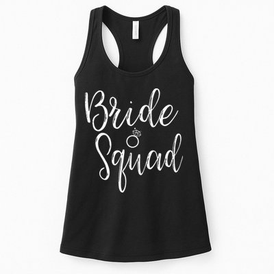 Bride Squad Bachelorette Party Bridesmaid Bridal Shower Womens Tank Top
