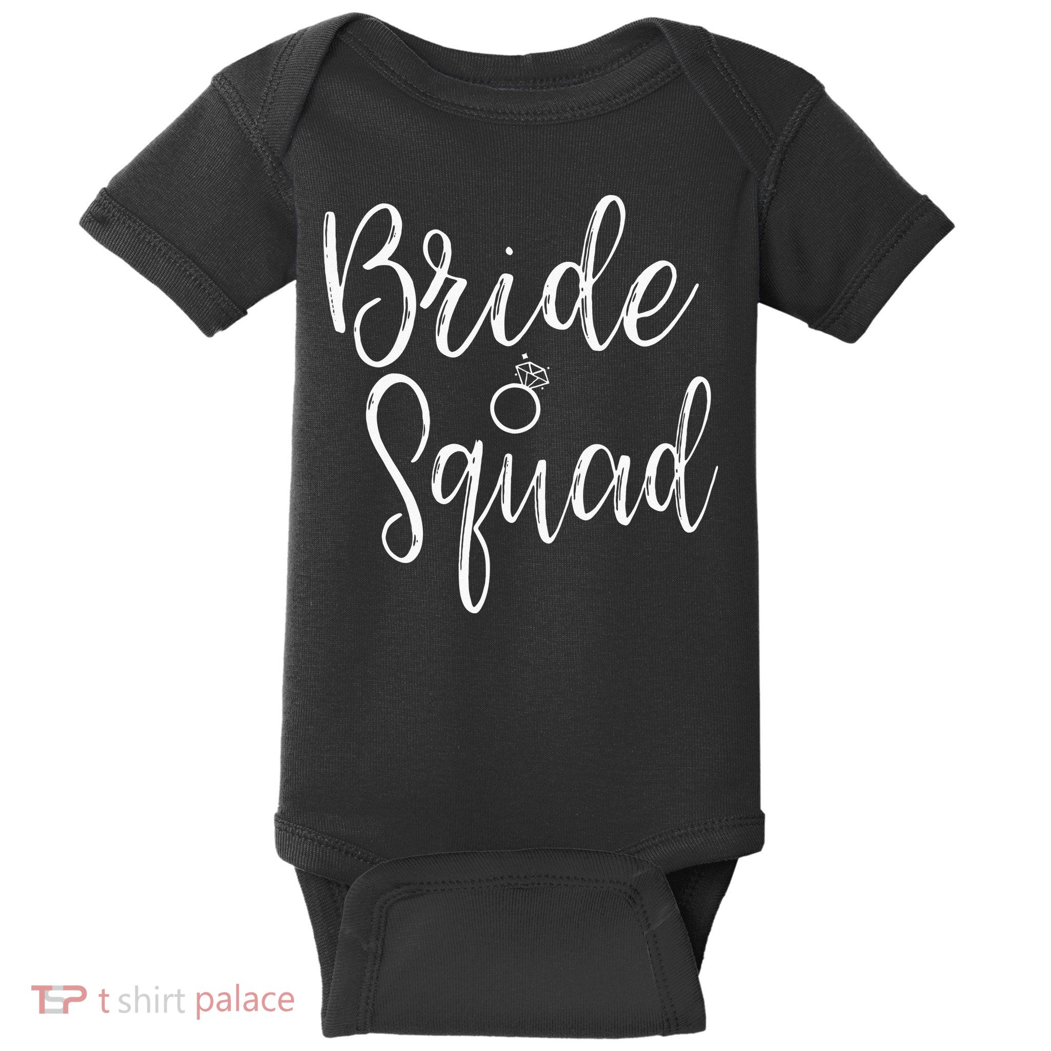 Bride Squad Bachelorette Party Bridesmaid Bridal Shower Baby Bodysuit
