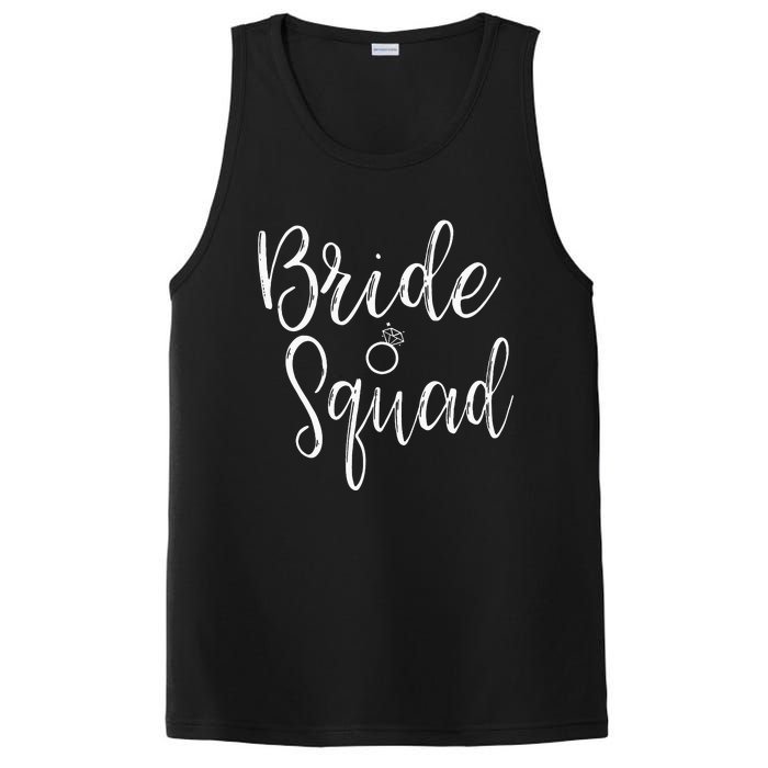 Bride Squad Bachelorette Party Bridesmaid Bridal Shower PosiCharge Competitor Tank