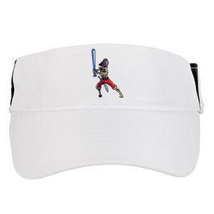 Baseball Skeleton Boy Pirate Baseball Halloween Adult Drive Performance Visor