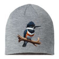 Bird Series. Belted Kingfisher Bird. ArtistS Rendition. Sustainable Beanie