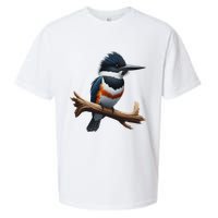 Bird Series. Belted Kingfisher Bird. ArtistS Rendition. Sueded Cloud Jersey T-Shirt