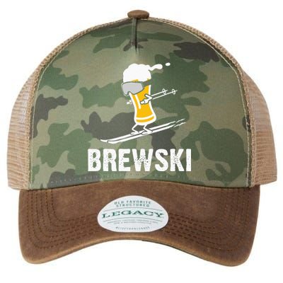 Brewski Skiing Beer Legacy Tie Dye Trucker Hat