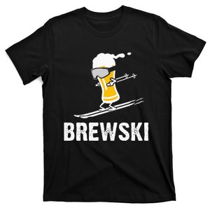 Brewski Skiing Beer T-Shirt