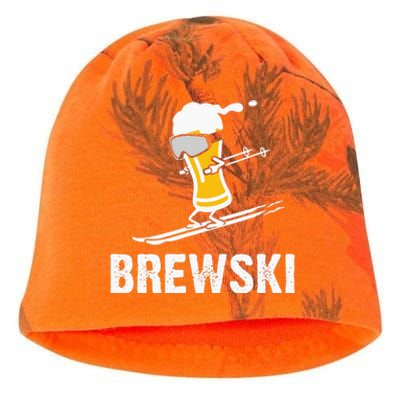 Brewski Skiing Beer Kati - Camo Knit Beanie