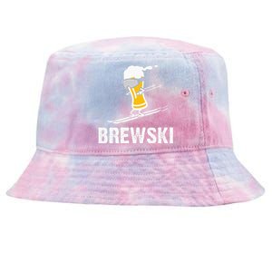 Brewski Skiing Beer Tie-Dyed Bucket Hat