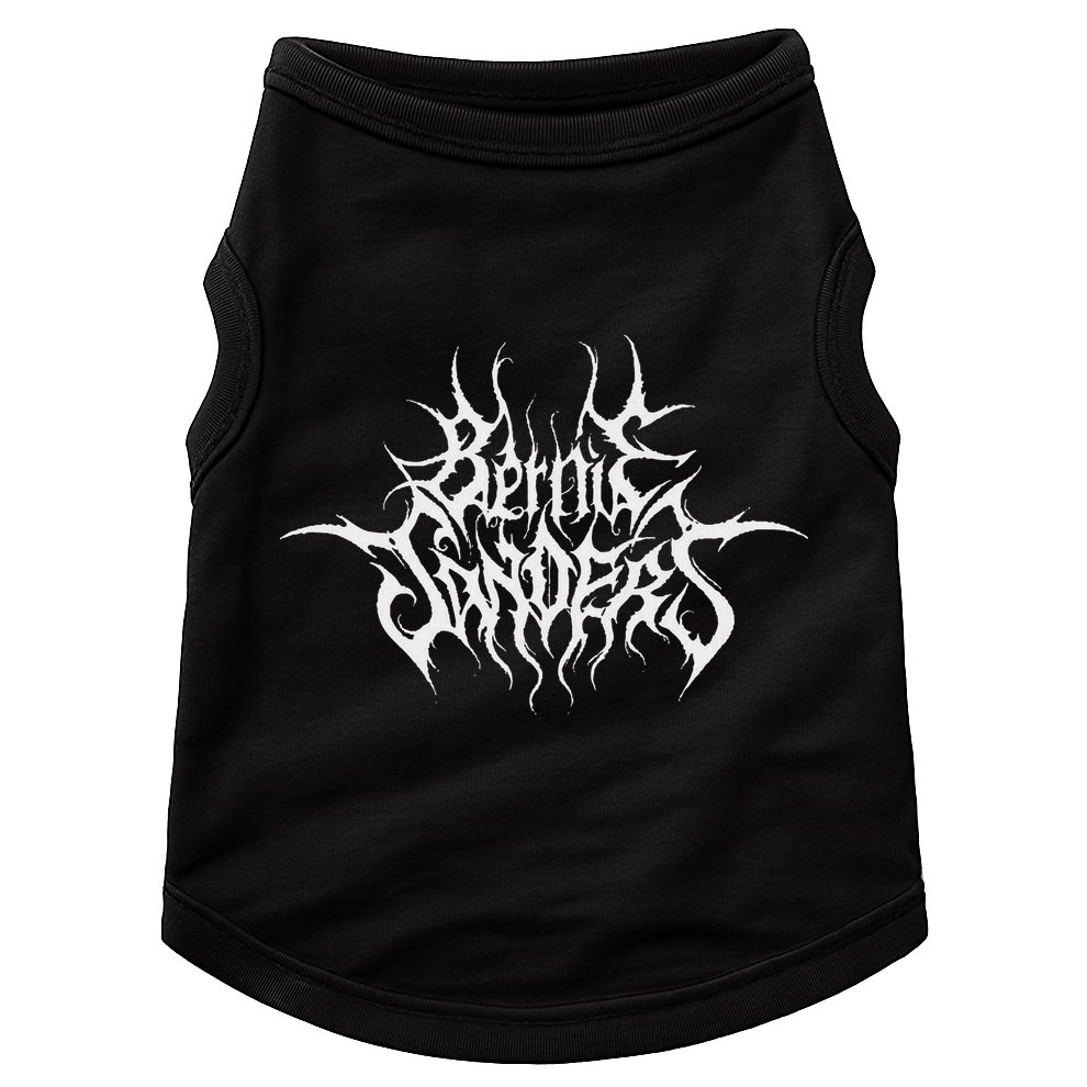 Bernie Sanders Black Metal Band Doggie Tank