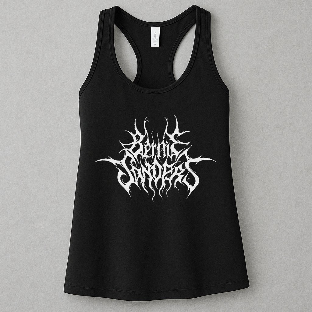 Bernie Sanders Black Metal Band Womens Tank Top