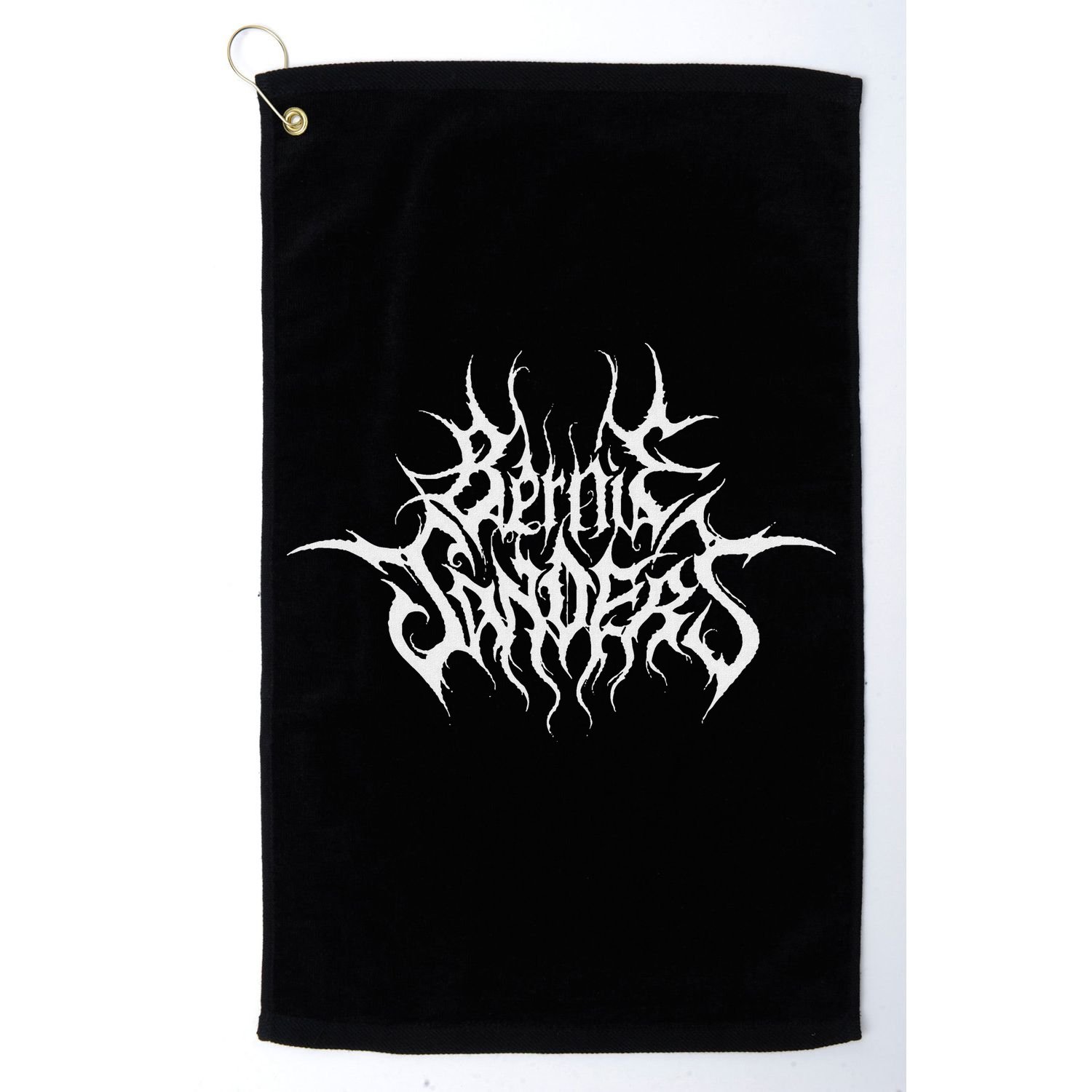 Bernie Sanders Black Metal Band Golf Towel