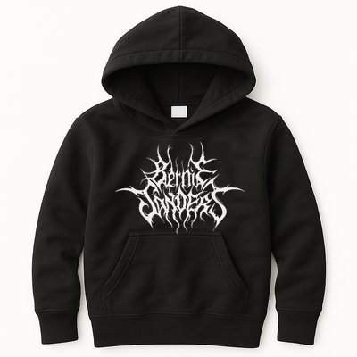 Bernie Sanders Black Metal Band Kids Hoodie