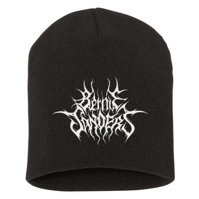 Bernie Sanders Black Metal Band Short Acrylic Beanie