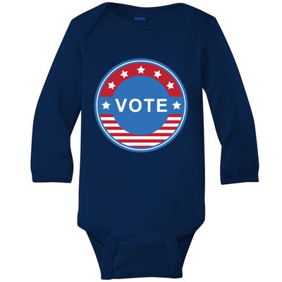 Bare Shelves, Bareshelves, 8646 Anti Biden, Impeach Biden Harris Baby Long Sleeve Bodysuit