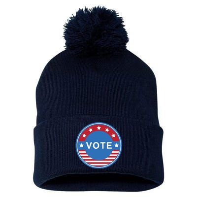 Bare Shelves, Bareshelves, 8646 Anti Biden, Impeach Biden Harris Pom Pom 12in Knit Beanie