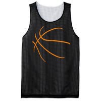 Basketball Silhouette Bball Player Coach Sports Baller Gift Mesh Reversible Basketball Jersey Tank