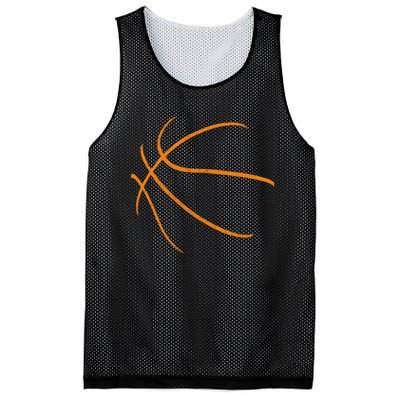 Basketball Silhouette Bball Player Coach Sports Baller Gift Mesh Reversible Basketball Jersey Tank