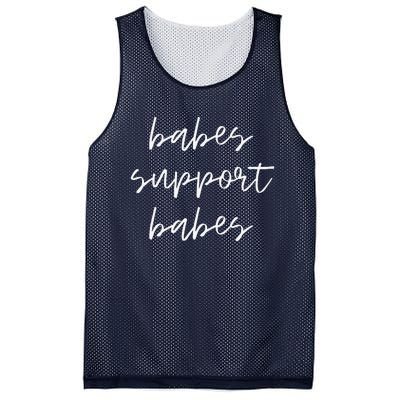 Babes Support Babes Feminism Feminist Mesh Reversible Basketball Jersey Tank