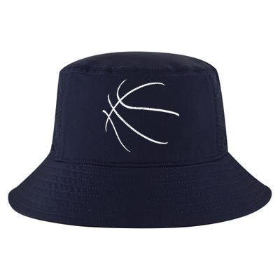 Basketball Silhouette Bball Player Coach Sports Baller Gift Cool Comfort Performance Bucket Hat